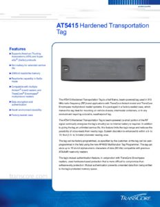 Transcore Standard Tag TransCore | AT5415 Hardened Transportation Tag
