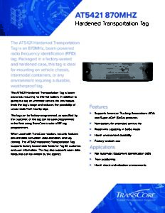 Transcore Standard Tag TransCore | AT5421 Hardened Transportation Tag 870MHz (1)_0