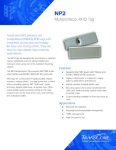 TransCore | NP2 Multiprotocol RFID Tag